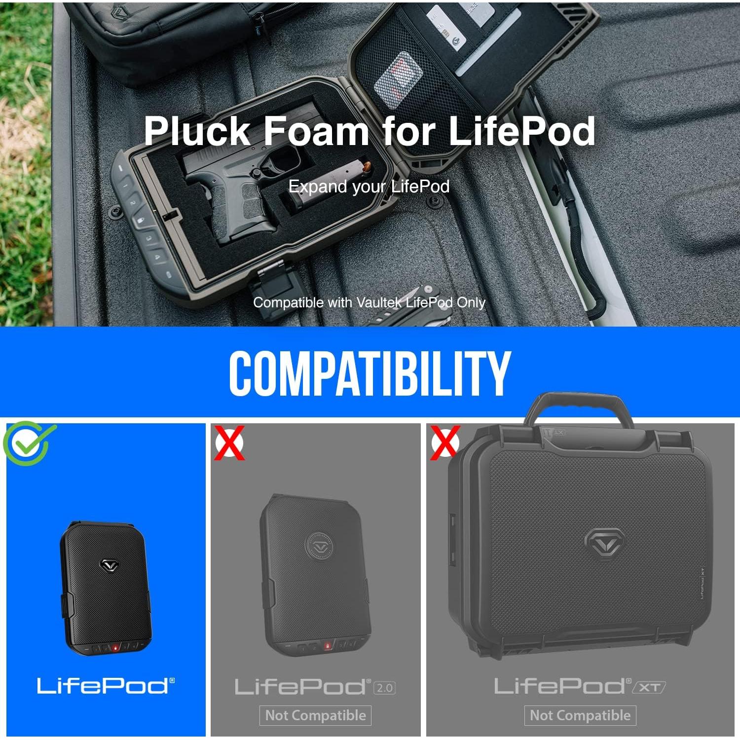 Estuche de Viaje Impermeable VAULTEK LifePod con Espuma Desprendible