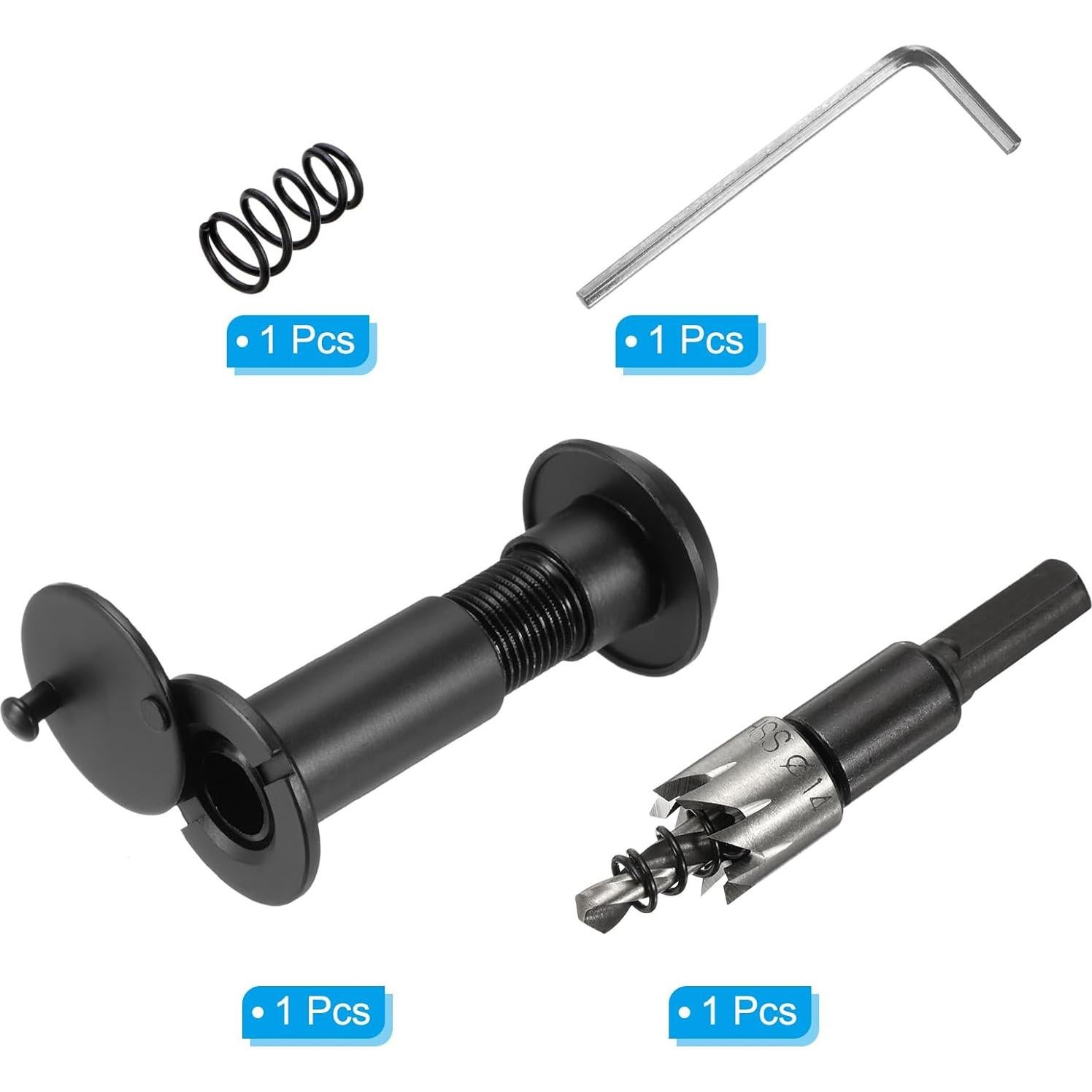 Mirilla de Puerta PATIKIL 180° Cobre con Cubierta Privacidad