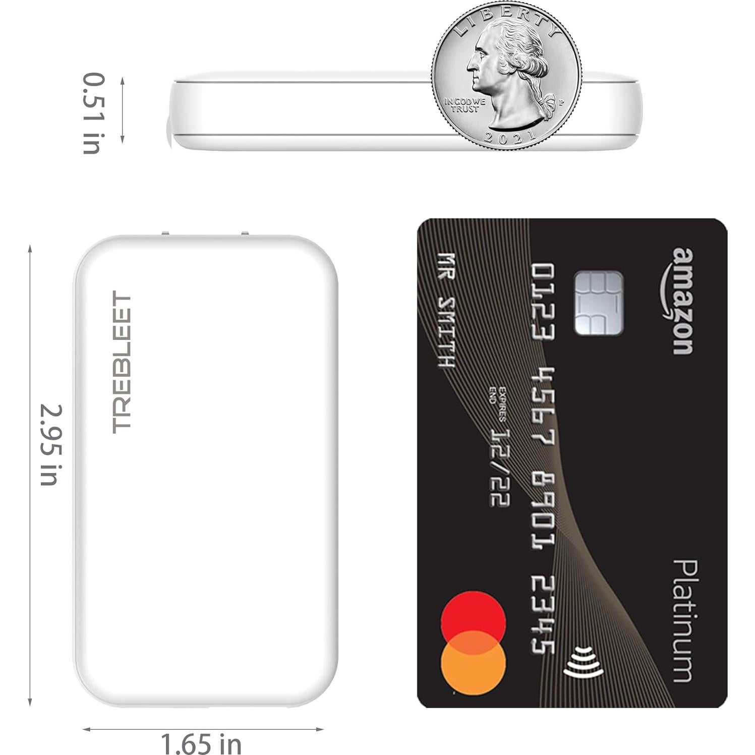 Cargador Rápido USB-C PD 20W TREBLEET Ultra Delgado