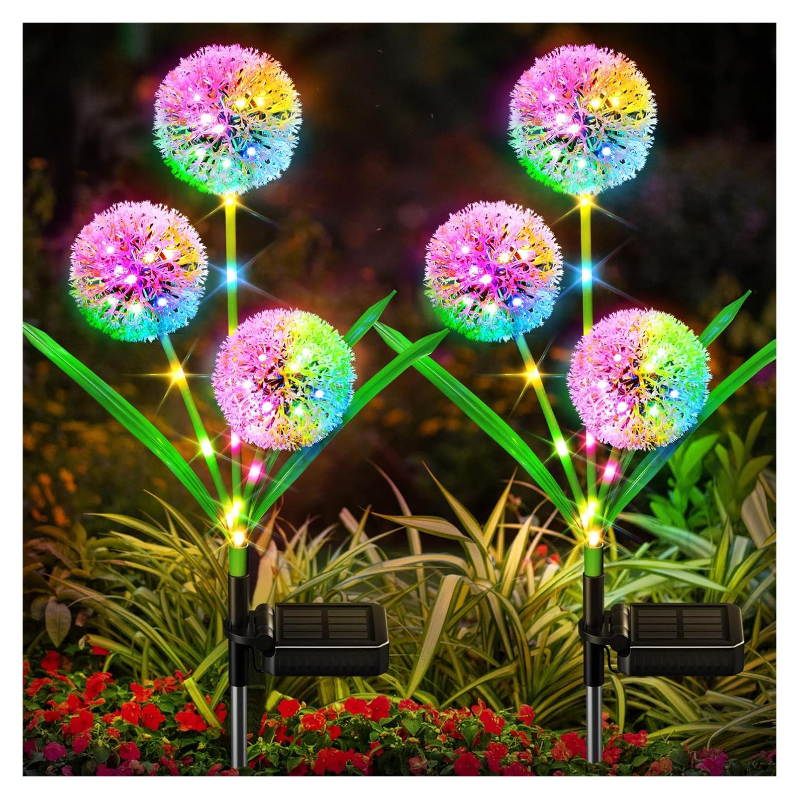 Luces Solares Decorativas para Jardín BONLION - Paquete de 2