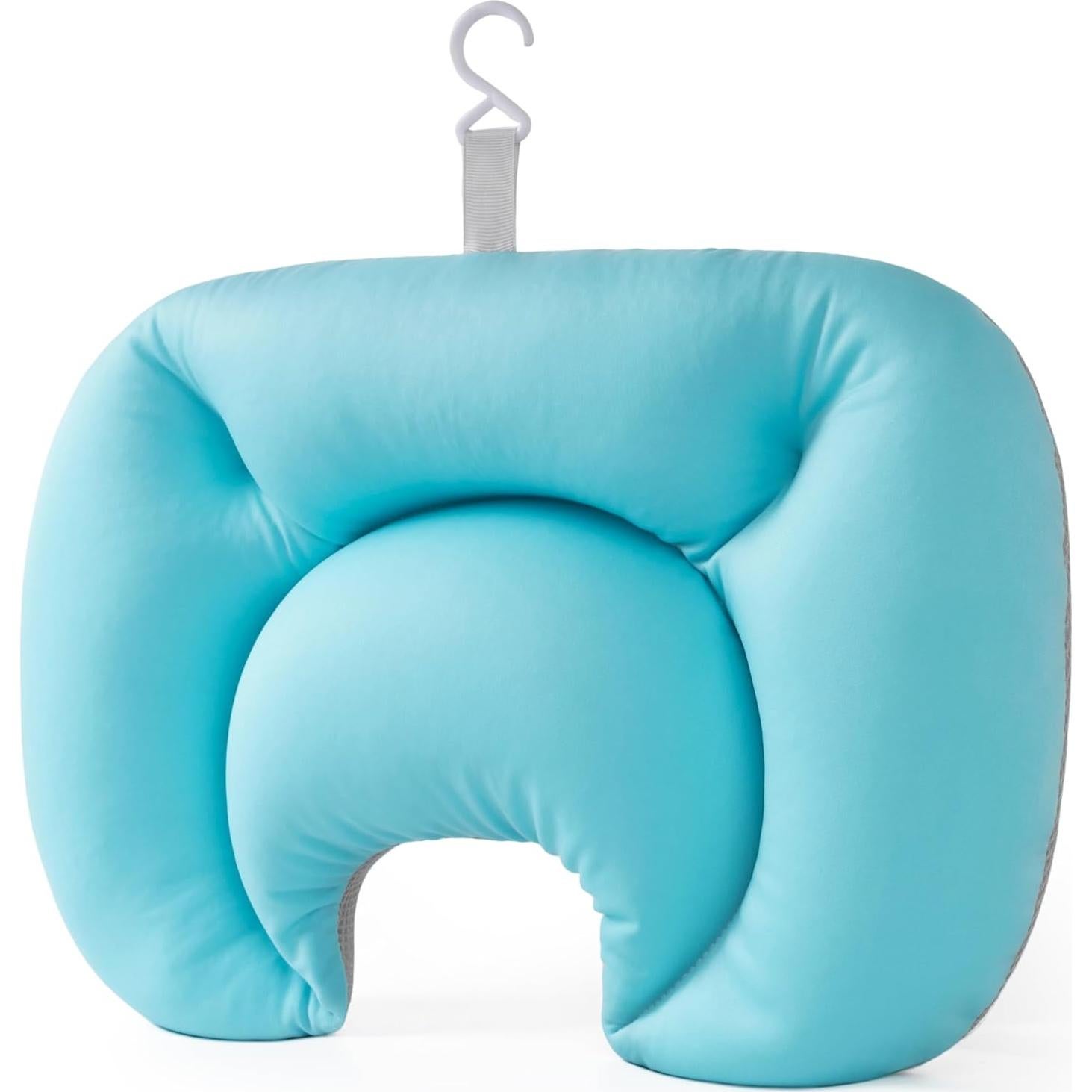 Almohada de Baño Sunlit Azul con Ventosas Ergonómicas