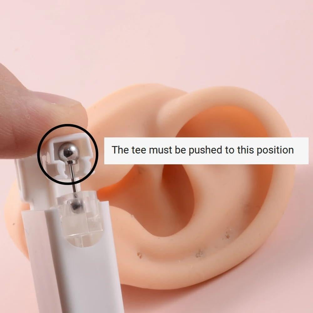 Kit de perforación de orejas desechable Lvyue, 2 unidades