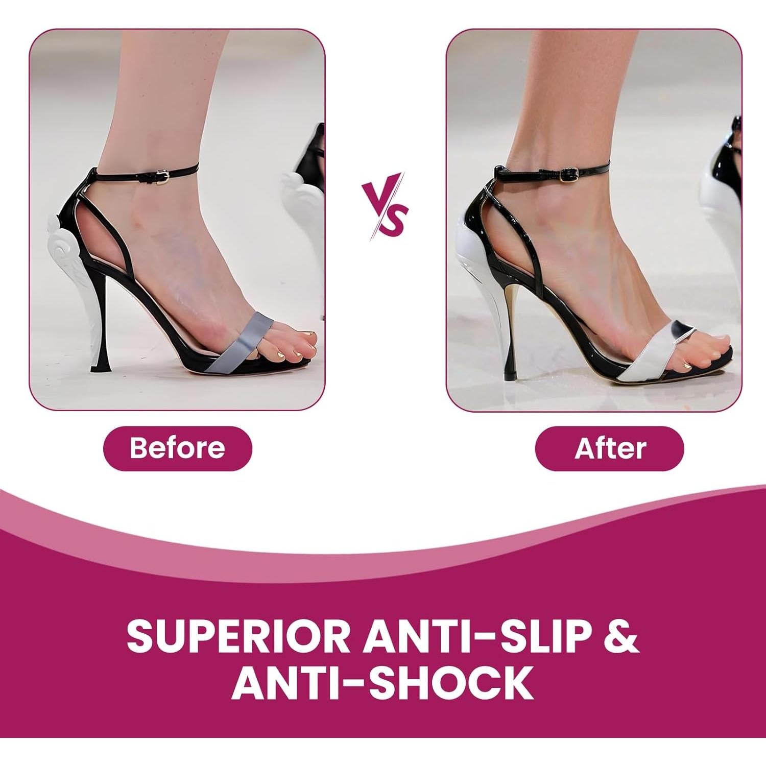 Insertos de Cojín para Tacones Altos Bukihome 3/4 Beige S