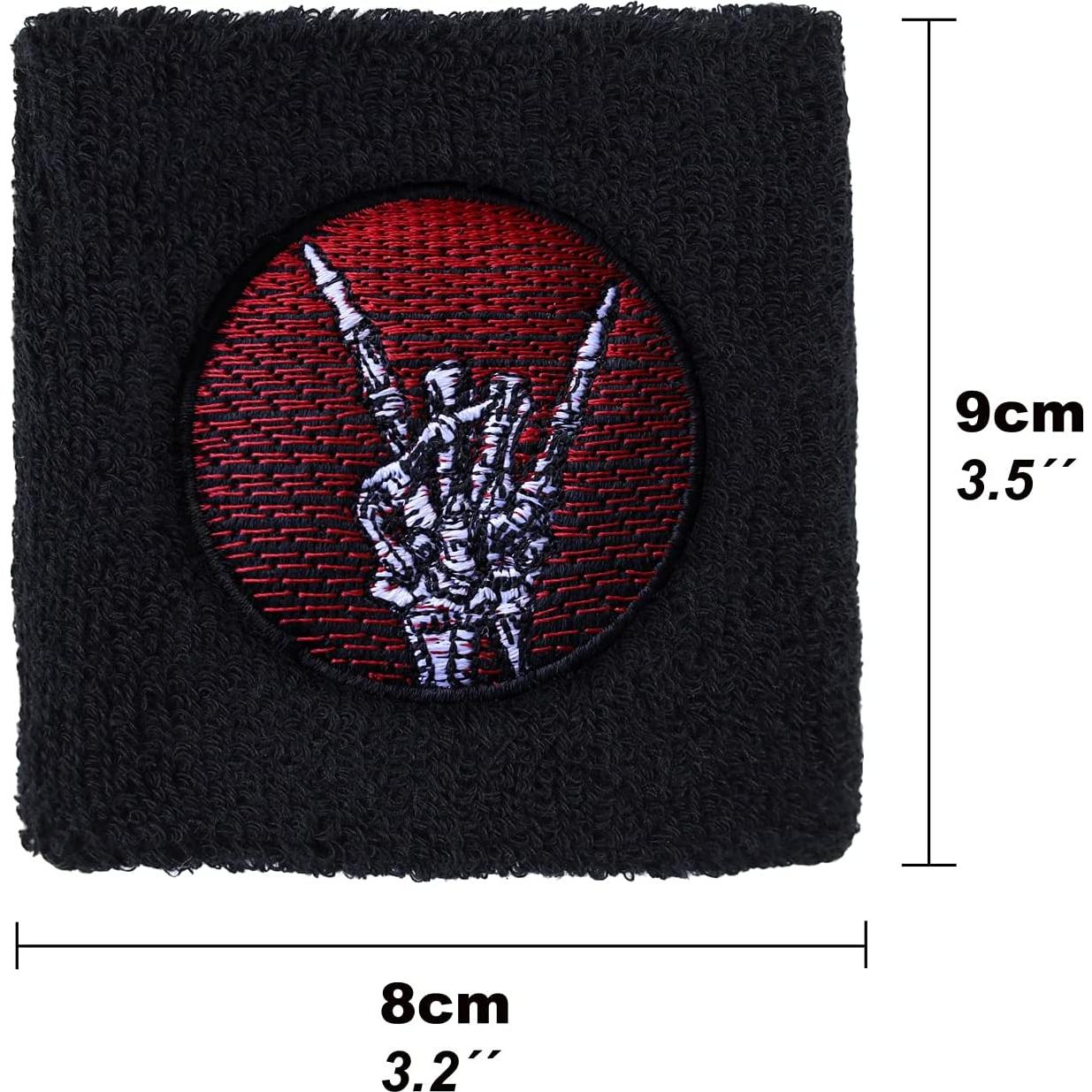 Banda de Sudor para Muñeca Express-Stickerei Metal Pesado 8x8cm