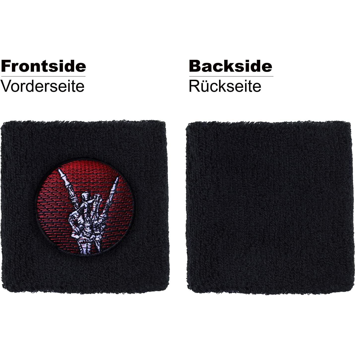 Banda de Sudor para Muñeca Express-Stickerei Metal Pesado 8x8cm