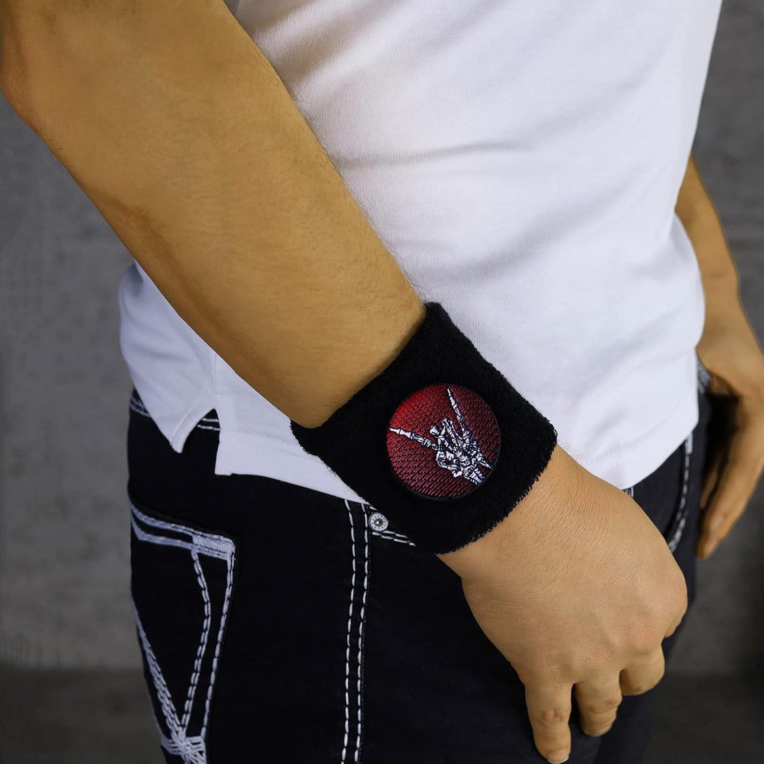 Banda de Sudor para Muñeca Express-Stickerei Metal Pesado 8x8cm