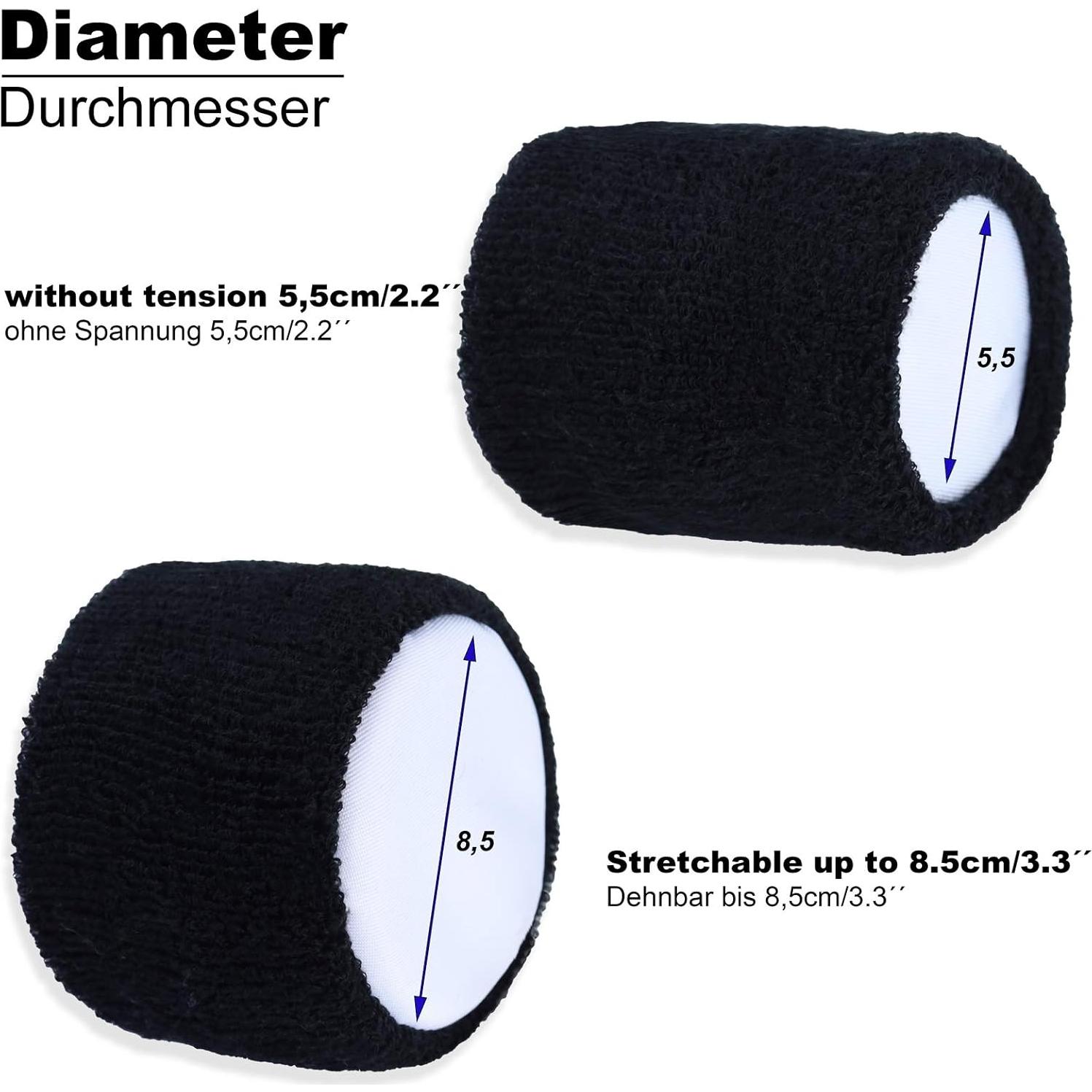 Banda de Sudor para Muñeca Express-Stickerei Metal Pesado 8x8cm