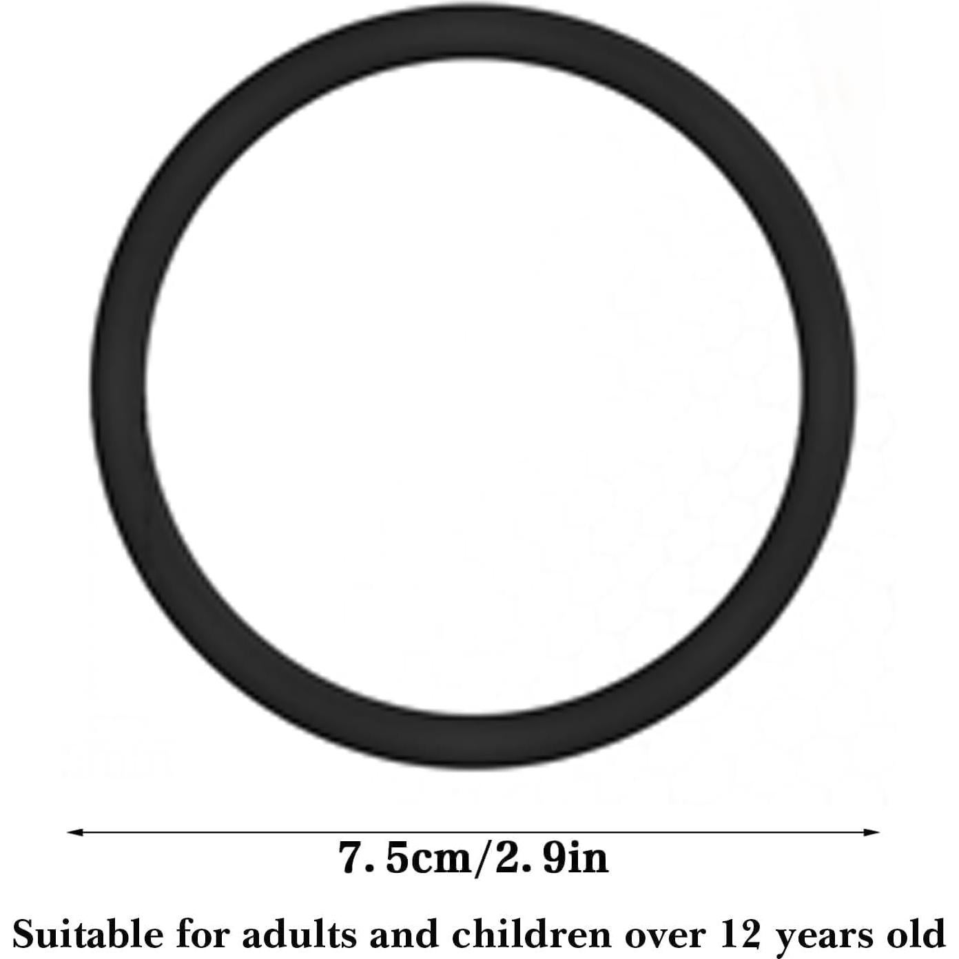 2PCS Patellar Tendon Support Strap, Knee Pain Relief & Patella Stabilizer Knee Strap Brace Support for Hiking, Soccer, Basketball, Running, Jumpers Knee, Tennis, Volleyball & Squats (Black)