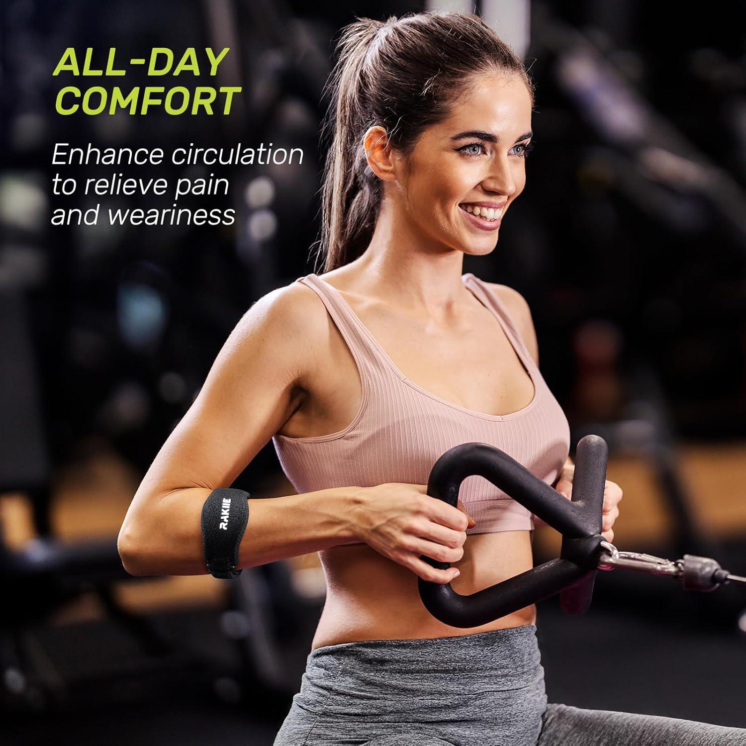 Férula de Codo Rakiie Ajustable para Tendinitis - Azul