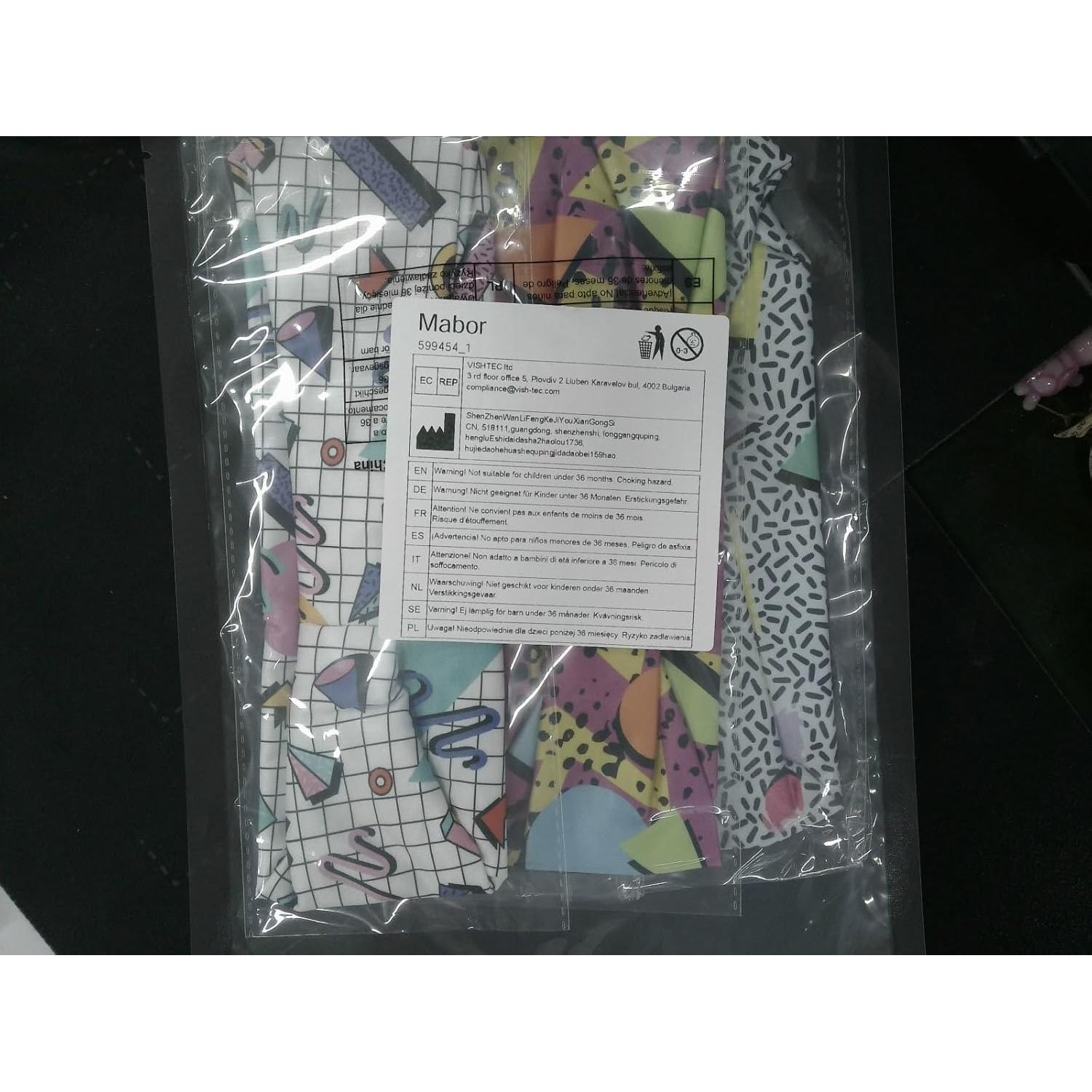 Diademas Retro Neón Mabor 4 Pcs para Mujeres y Hombres