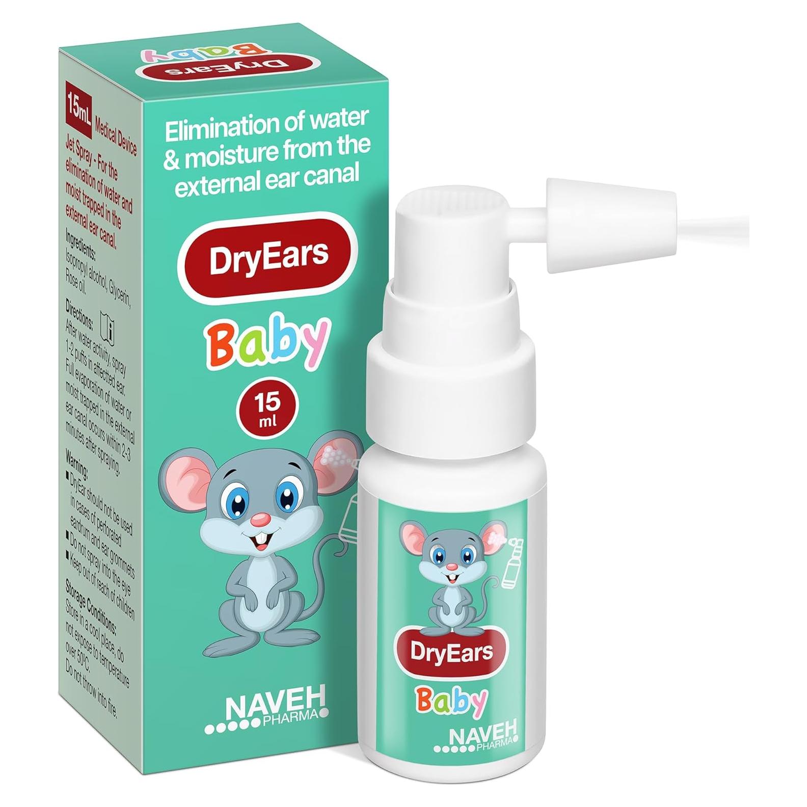 Gotas Secas para Oídos Bebé Naveh Pharma 14.79 ml - Alivio Rápido