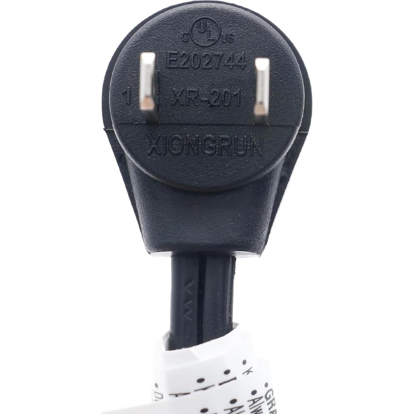 Cable de Extensión con Interruptor de Pie FIRMERST 1.83m Negro