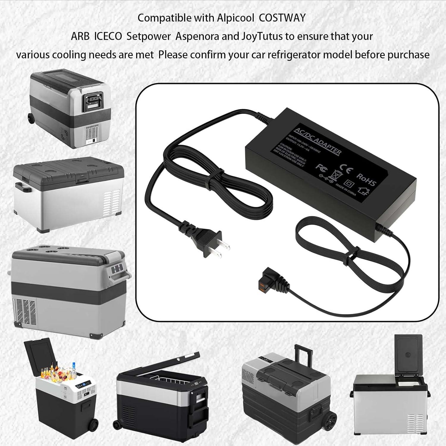 Adaptador de corriente 14.5V 6A para nevera de coche GNT