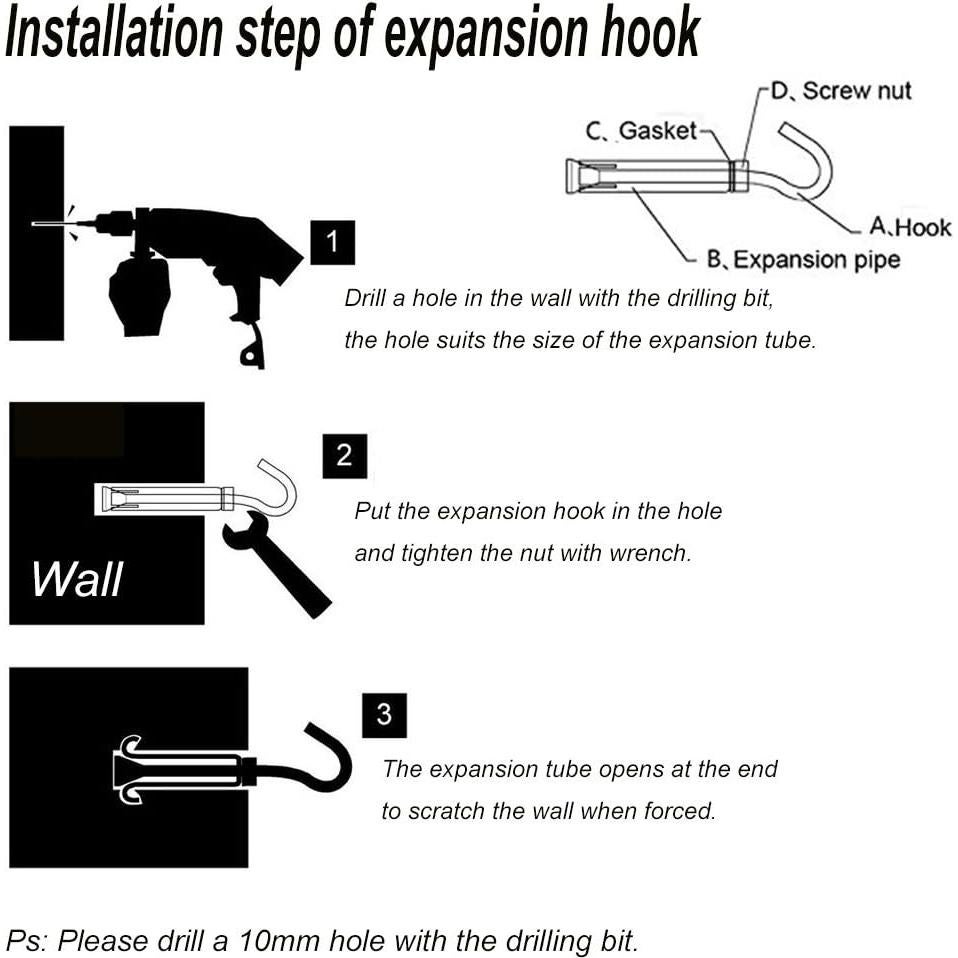 Cuerda de Ropa DEWEL 3.3m Acero Inoxidable Alta Resistencia