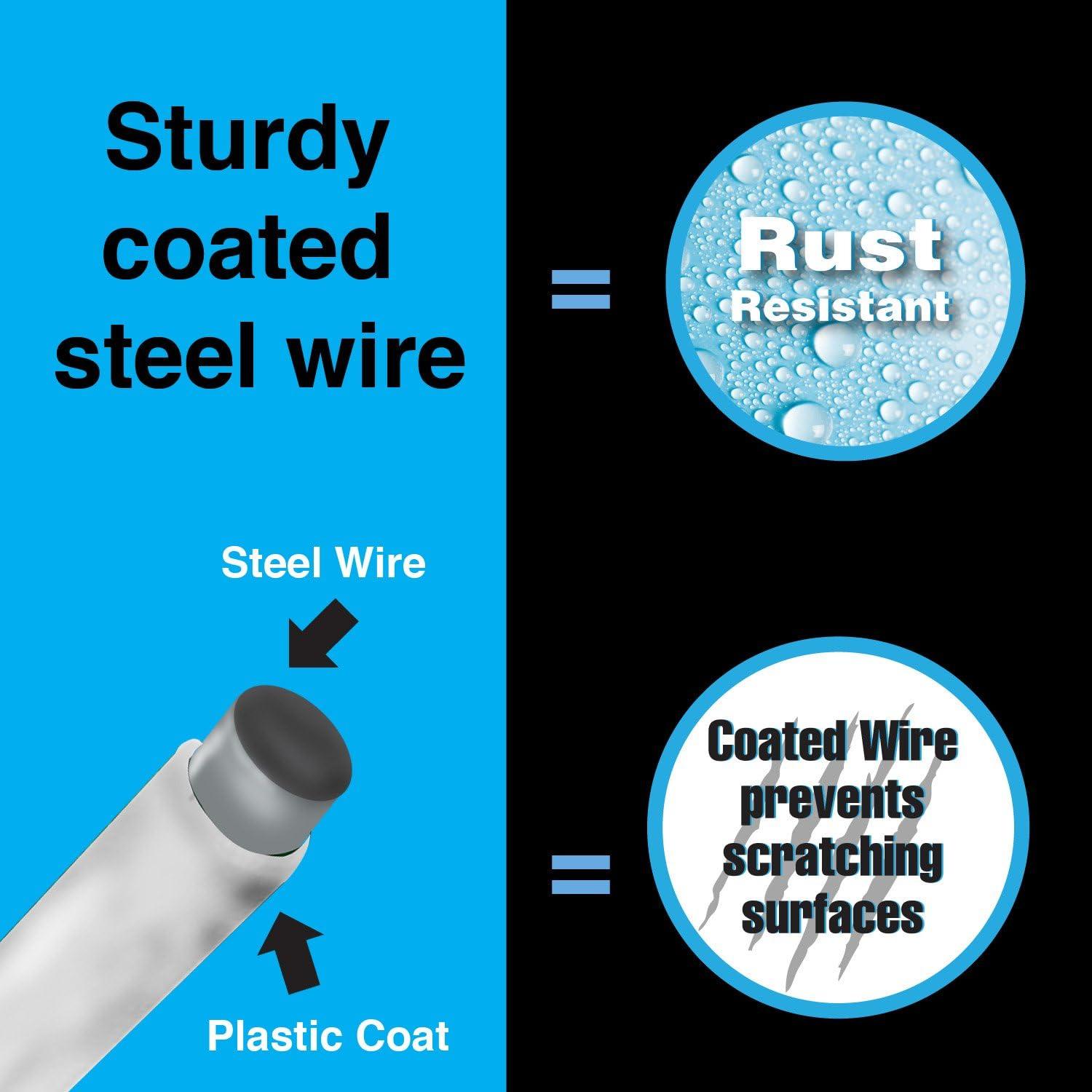 Cesta de Almacenamiento Bajo Estante Panacea 30 cm Blanco