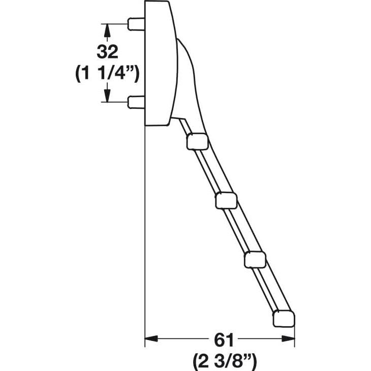 Soporte de Almacenamiento para 8 Corbatas TAG Hardware Níquel Mate