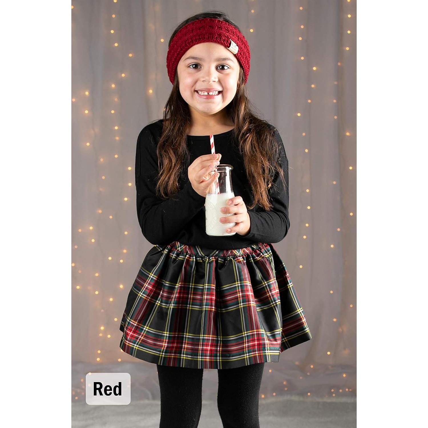 Banda de Invierno Funky Junque para Niñas - 2 Pack Rosa