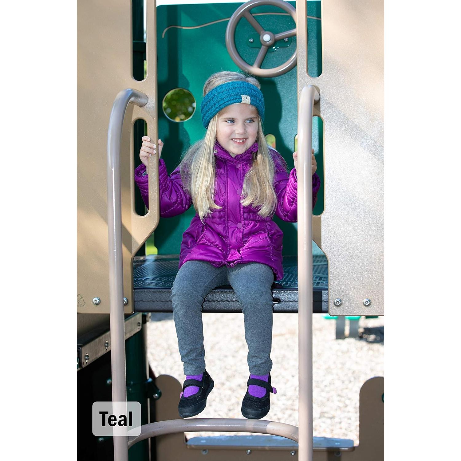 Banda de Invierno Funky Junque para Niñas - 2 Pack Rosa