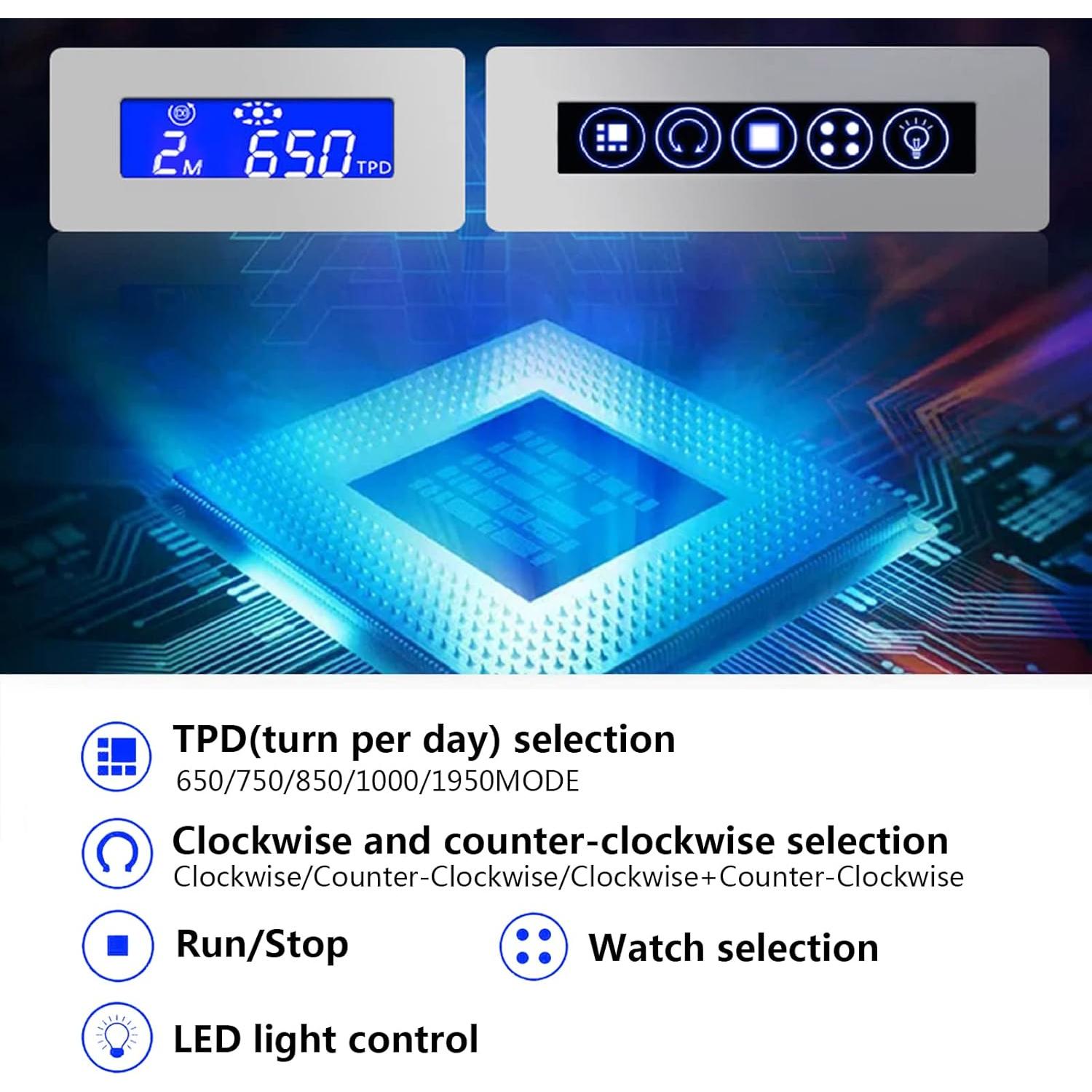 Enrollador de Relojes Automáticos LELTNSOU para 12 Relojes