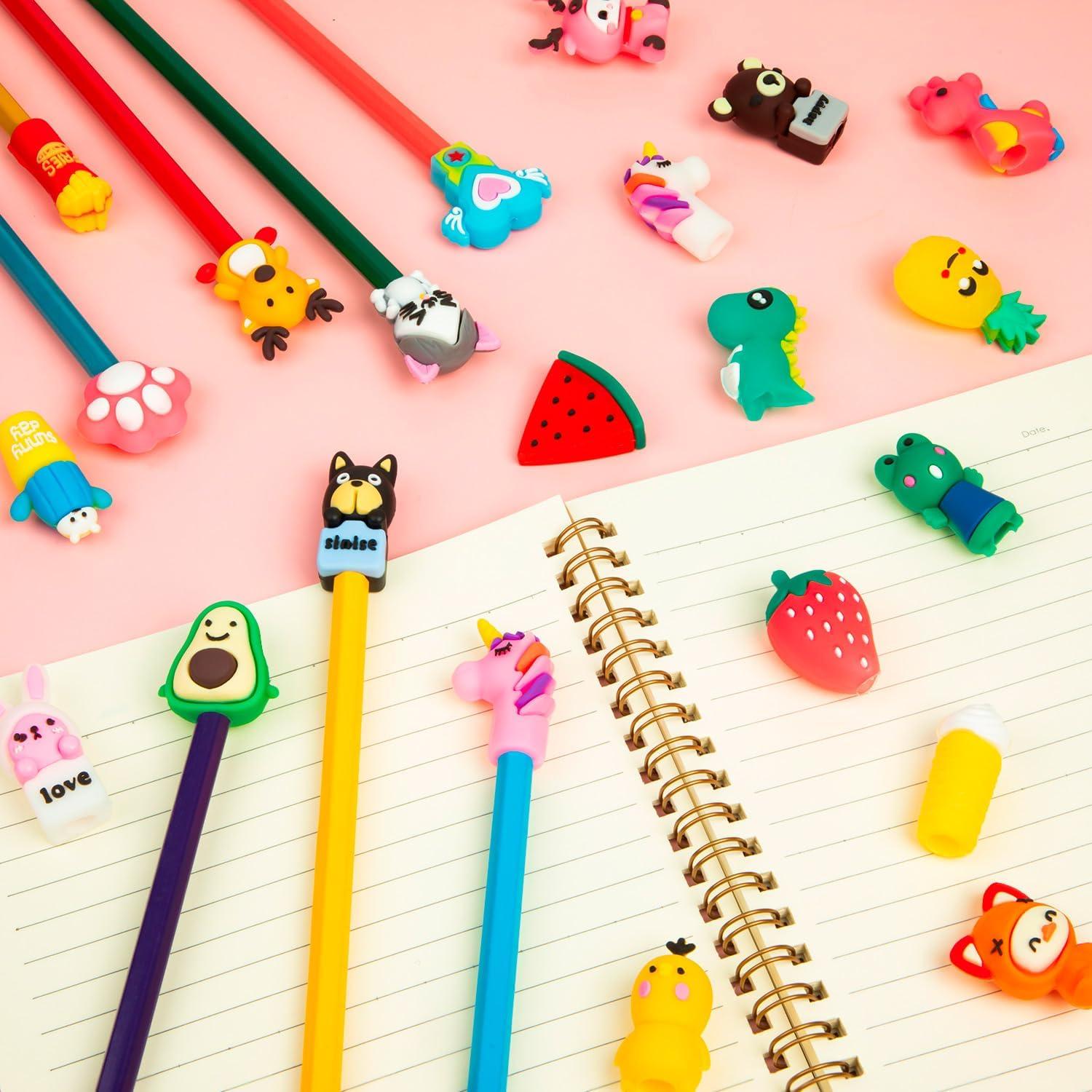 35 Toppers de Lápiz de Silicona Animales SYWHXY - Diversos