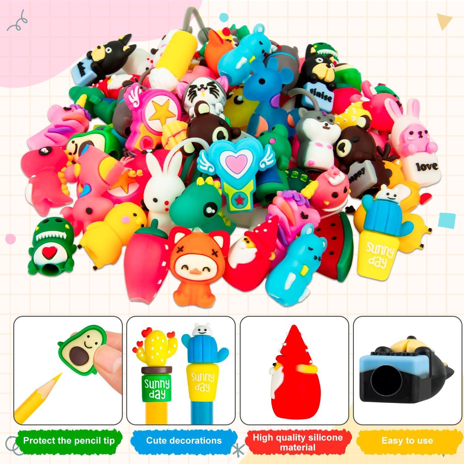35 Toppers de Lápiz de Silicona Animales SYWHXY - Diversos