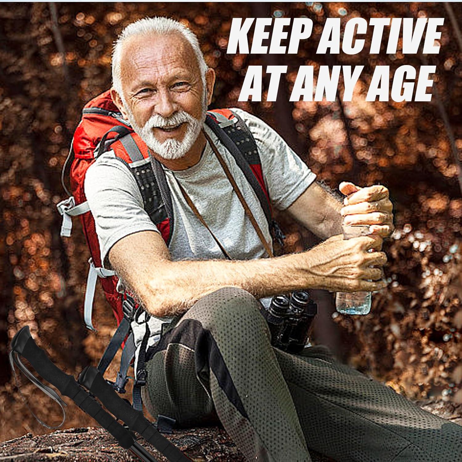 Bastones de Trekking LACE INN Telescópicos Aluminio 2PC