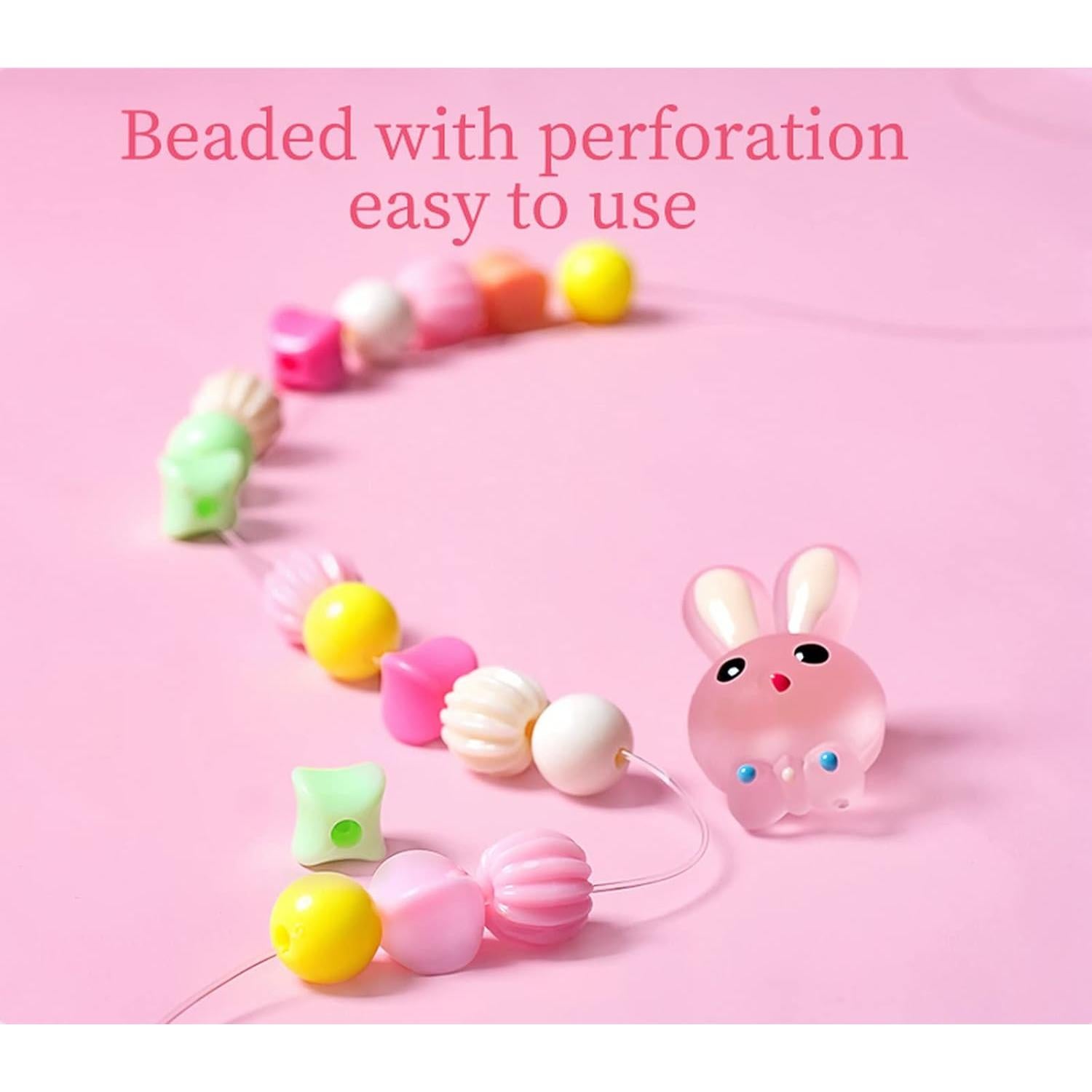 Kit de Joyería DIY Jwxstore para Niñas - 450 Cuentas Coloridas