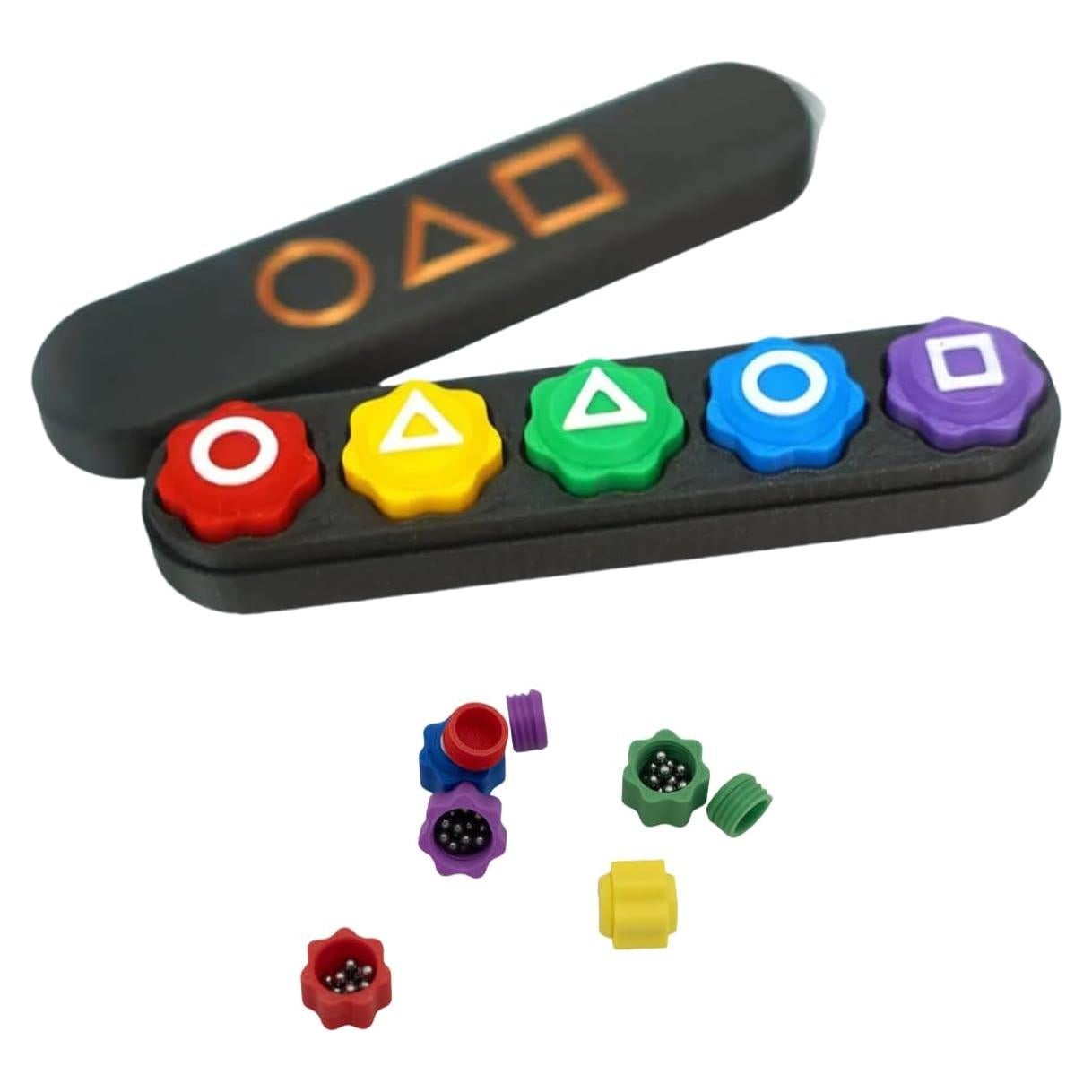 Juego Gonggi Coreano W.Sealet con Bolas de Acero - 5 Piezas