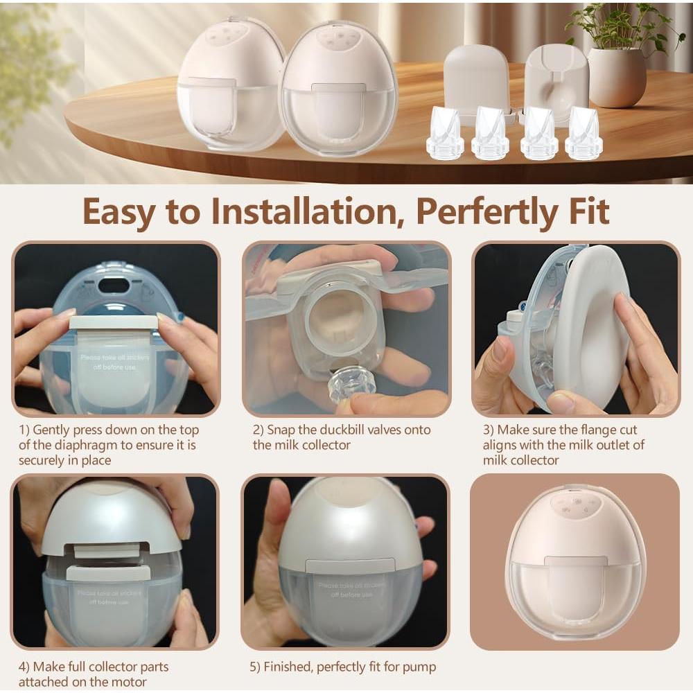 Accesorios de Reemplazo para Extractor de Leche eufy BDICOVE