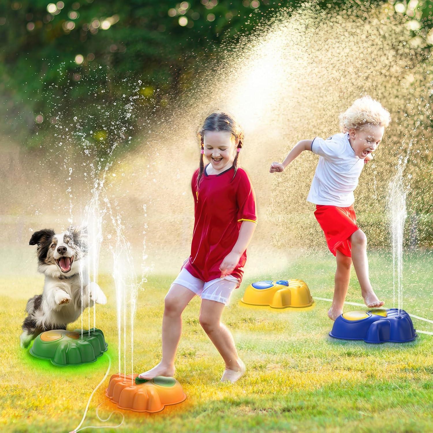 Aspersor de Agua 2-en-1 Uarzt Pulpo Brillante con Luz LED