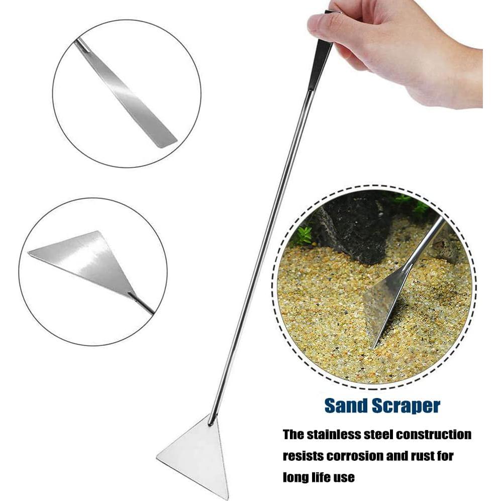 Espátula Acuática Utoolmart de Acero Inoxidable 32 cm