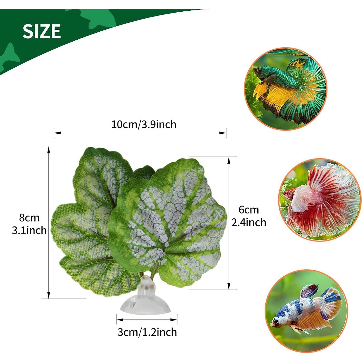 Hamaca de Hoja para Betta WishLotus - 2 Piezas Verde