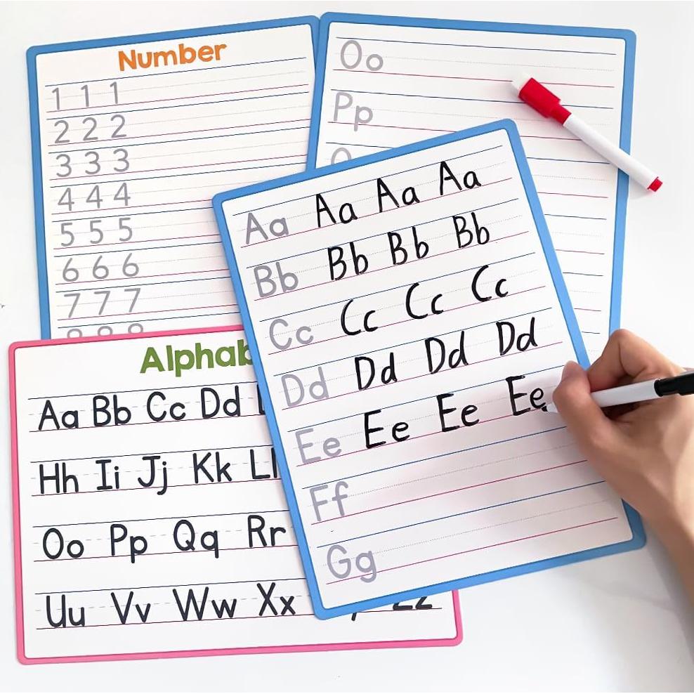 Tableros de Escritura Doble Cara Lachilly - Alfabeto y Números