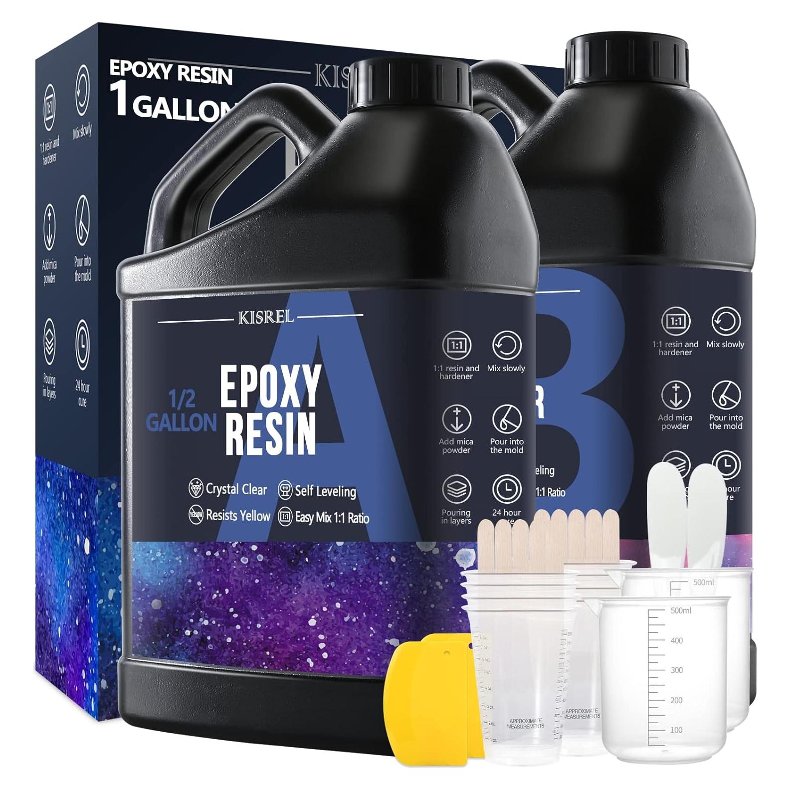 Resina Epóxica KISREL 1 Galón Cristalina Sin Burbujas