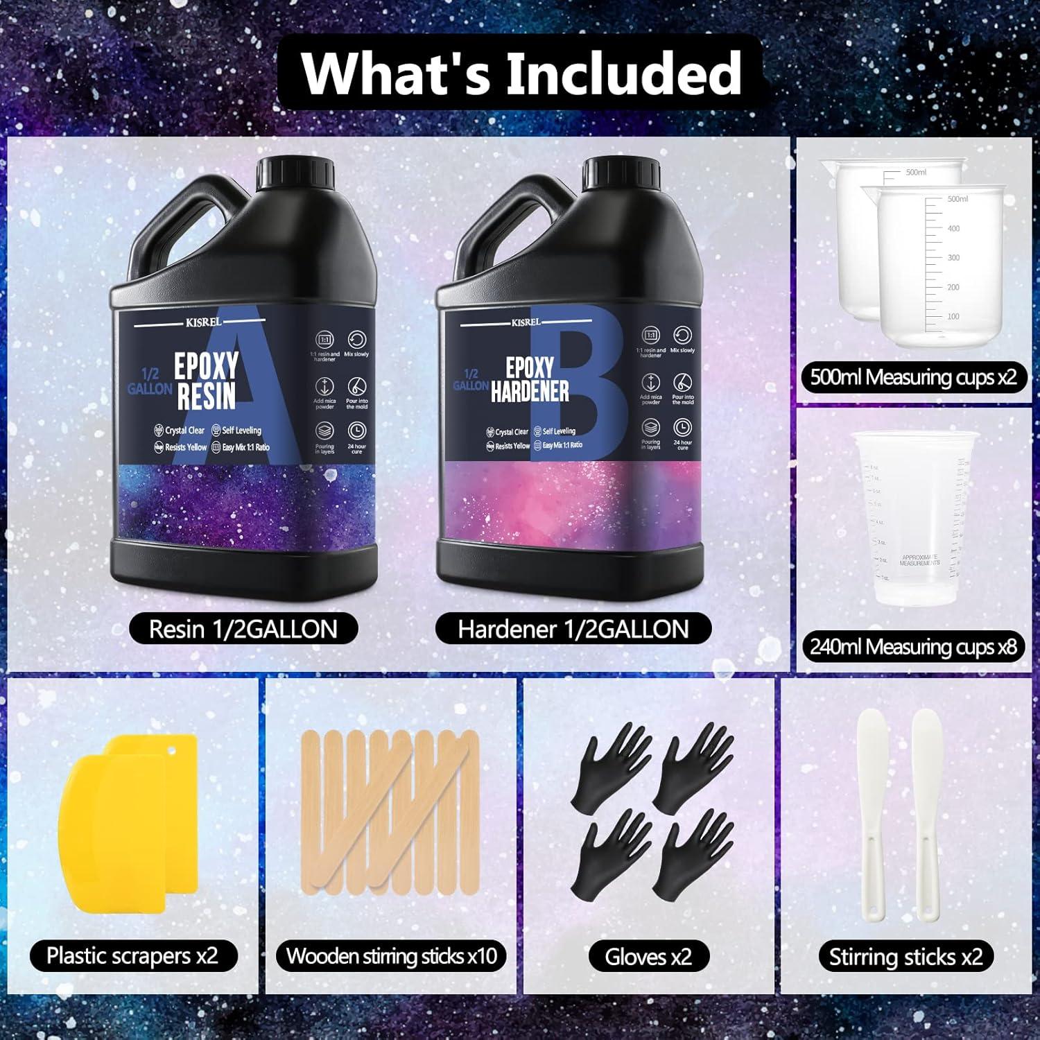 Resina Epóxica KISREL 1 Galón Cristalina Sin Burbujas