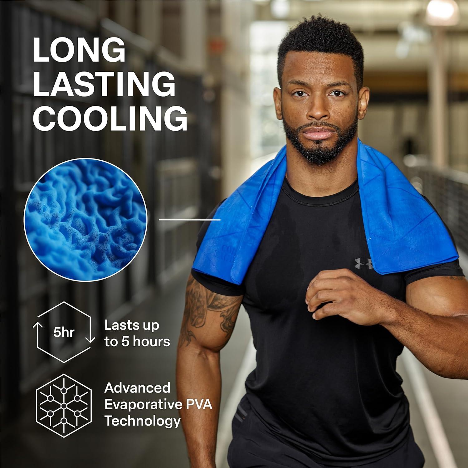 Toalla de Enfriamiento COLD FACTOR PVA 33x75cm Azul UPF50+