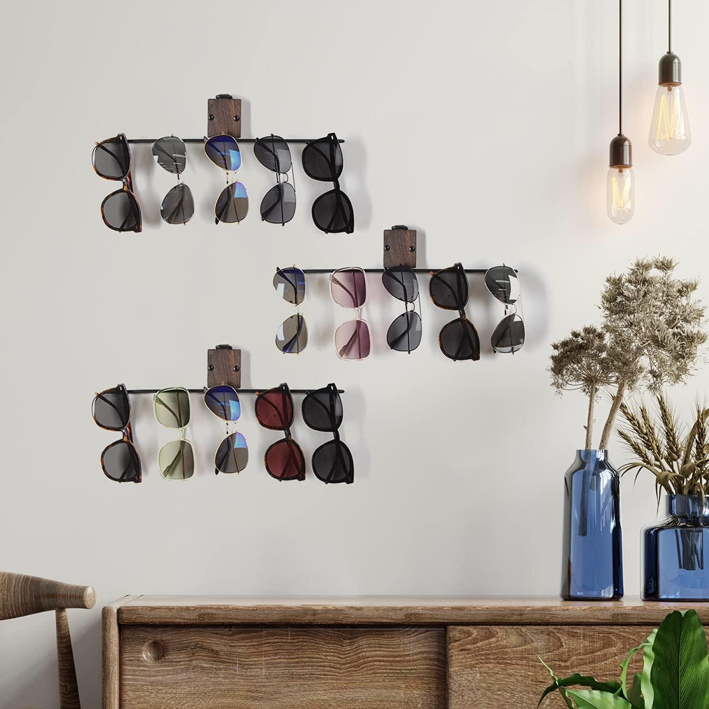 Organizador de Gafas de Sol J JACKCUBE DESIGN - Juego de 3 Soportes Pared