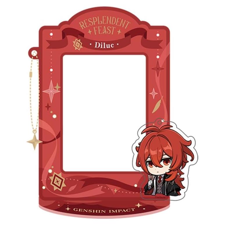 Soporte de Foto Acrílico Magnético Genshin Impact Diluc