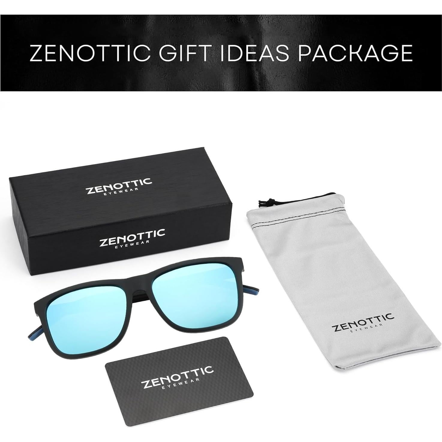 Gafas de sol polarizadas ZENOTTIC para hombres UV400 TR90