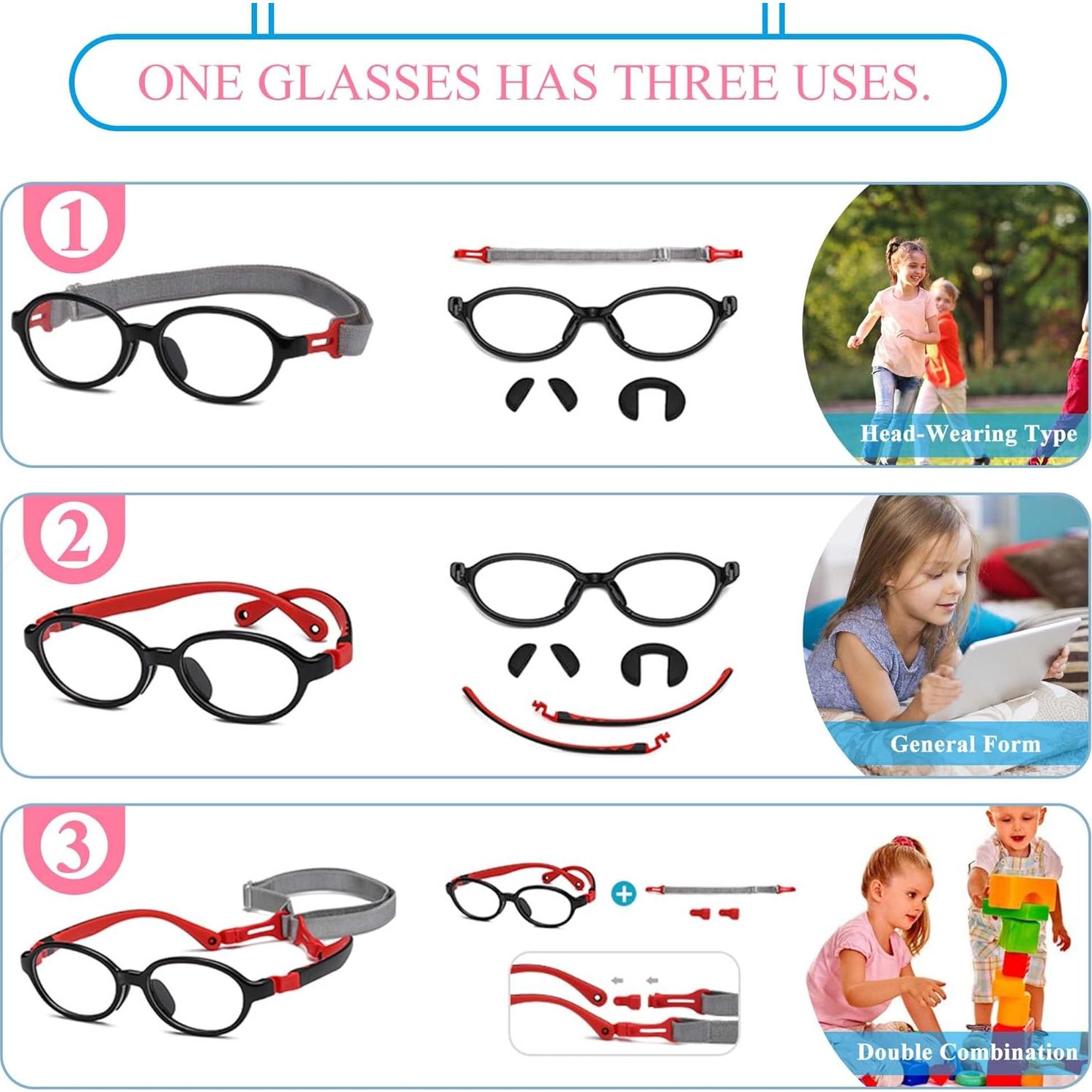 Gafas bloqueadoras de luz azul SooGree para niños 4-8 años