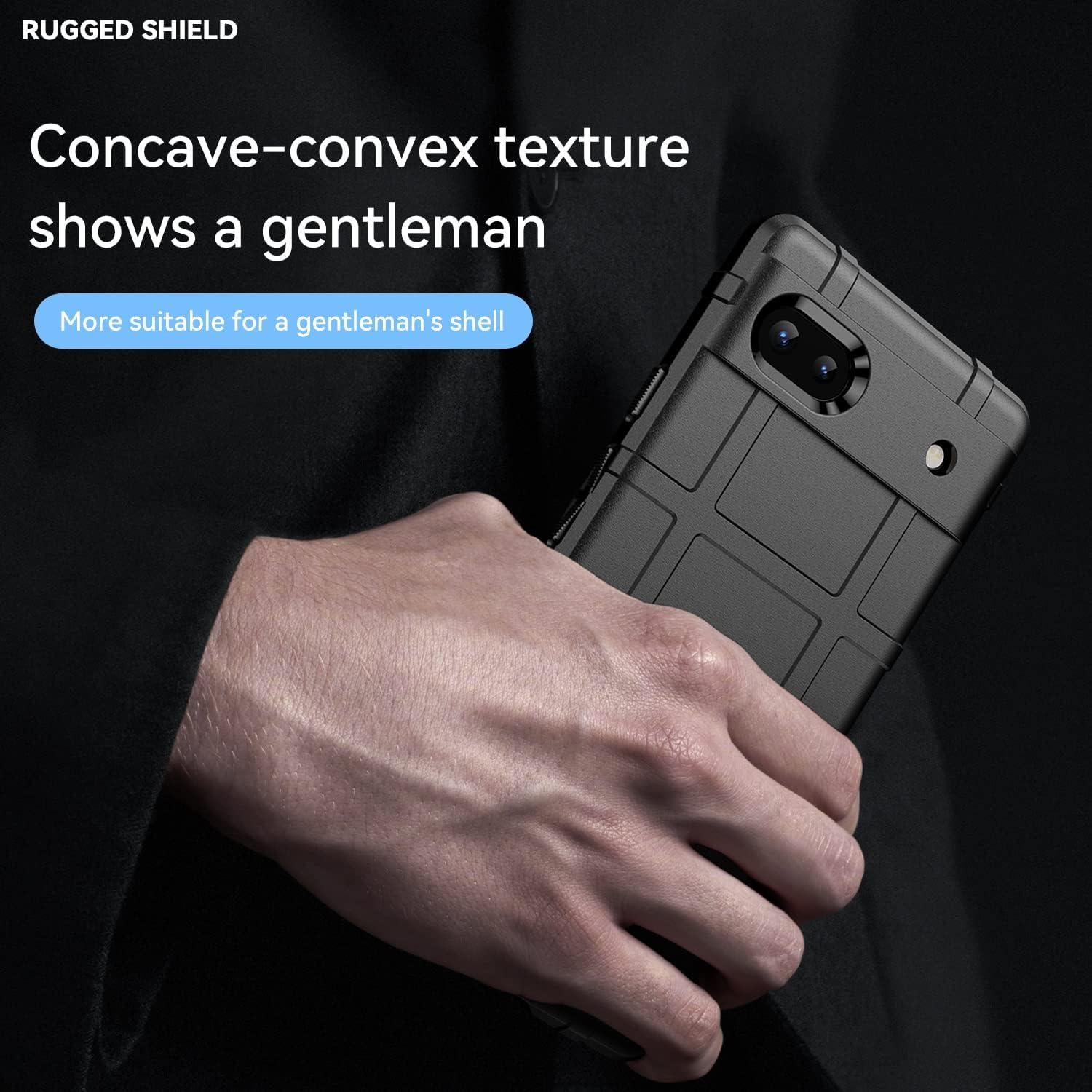 Funda Ajustada Google Pixel 6a Rugged Shield Negro HD