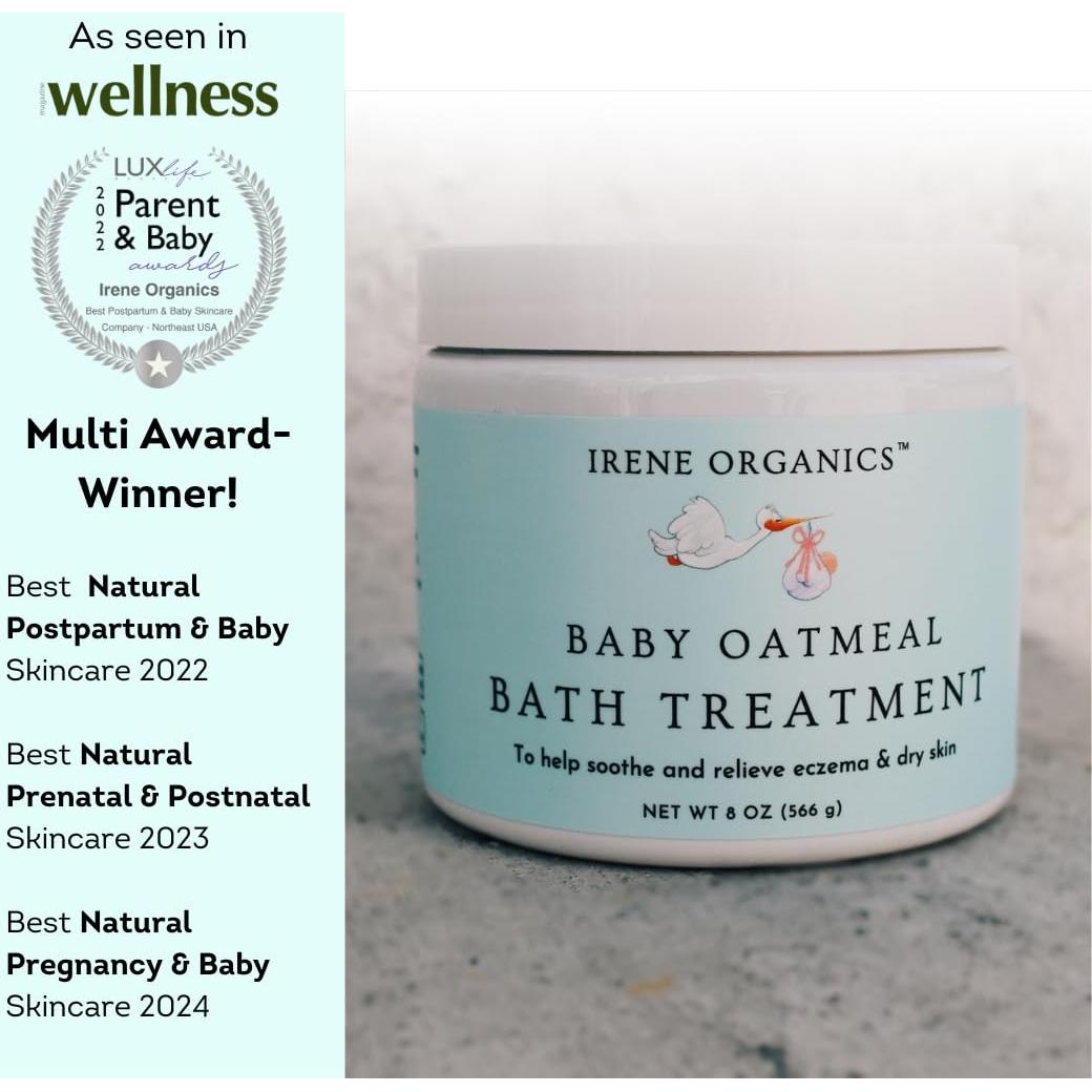 Polvo de Baño de Avena Coloidal Irene Organics 226g - Eccema