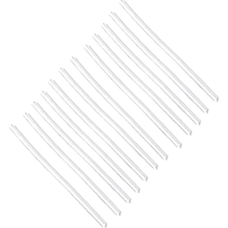 Medidor de Tamaño de Anillo 12PCS Adaptador TPU Transparente