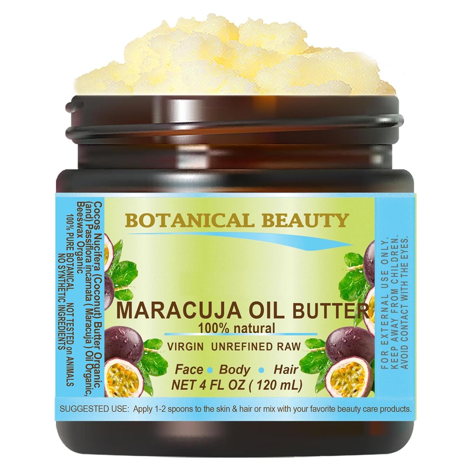 Mantequilla de Maracuyá 100% Pura Natural Belleza Botánica 113g