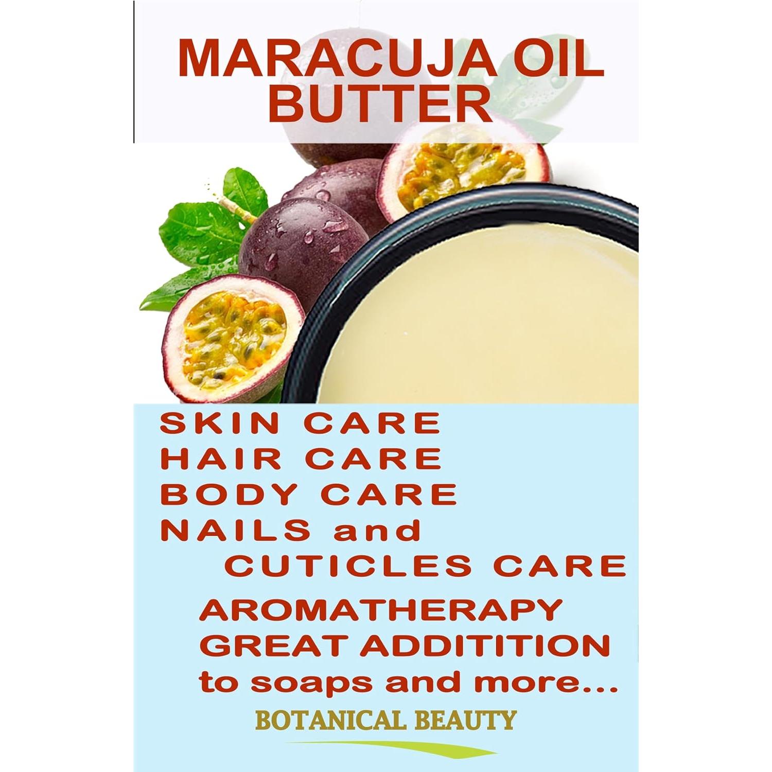 Mantequilla de Maracuyá 100% Pura Natural Belleza Botánica 113g