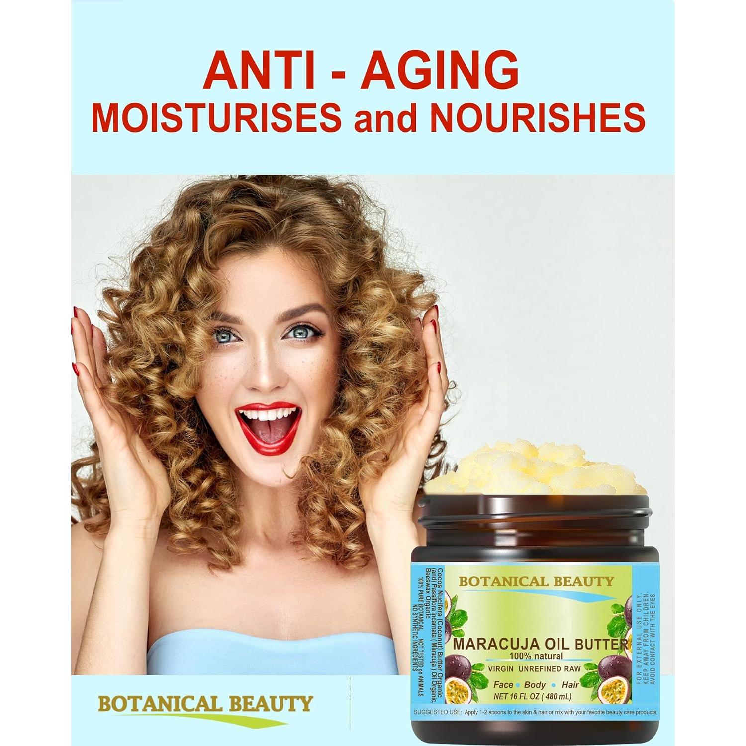 Mantequilla de Maracuyá 100% Pura Natural Belleza Botánica 113g