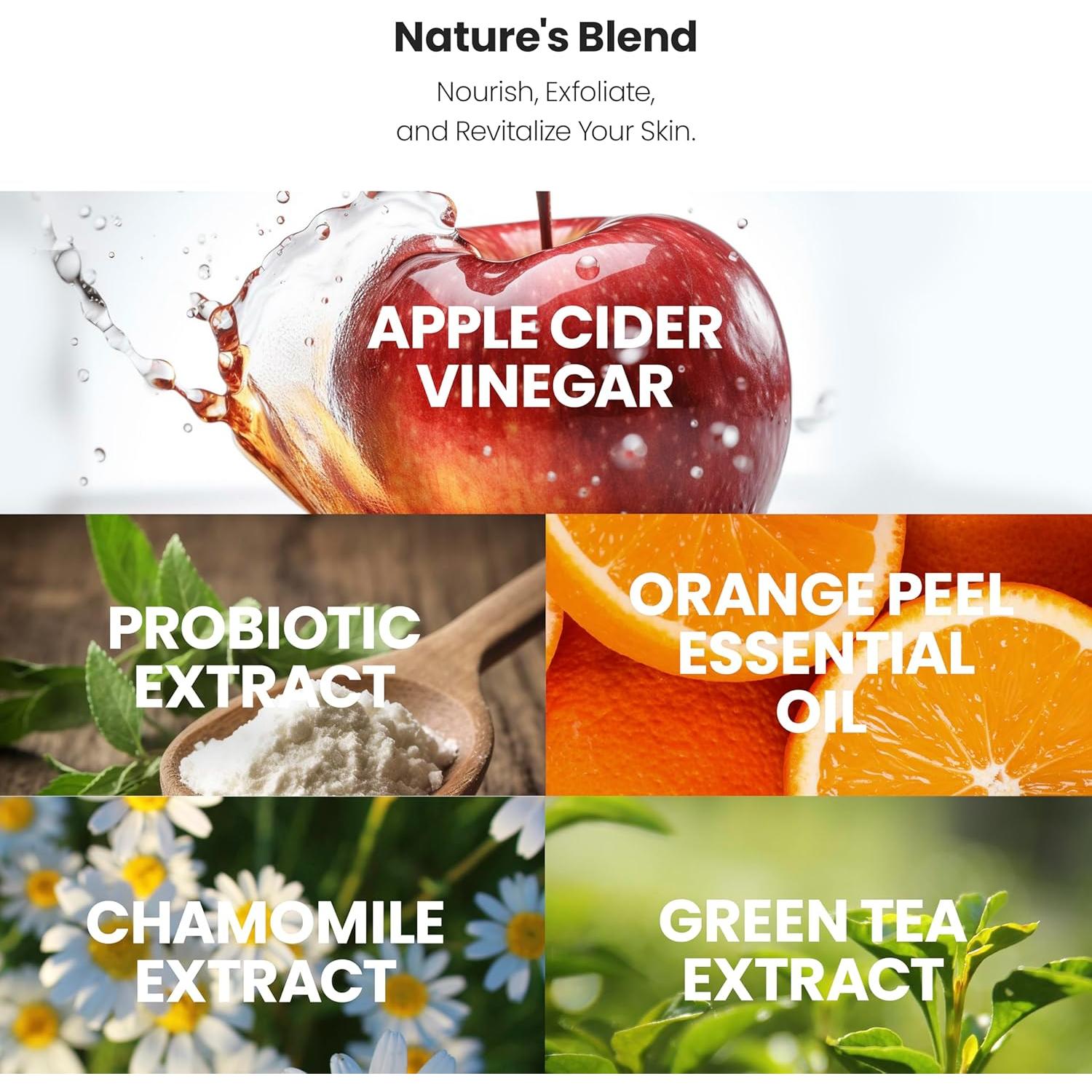 Limpiador Facial Natural AppleBiotic 2x30ml Vinagre de Sidra