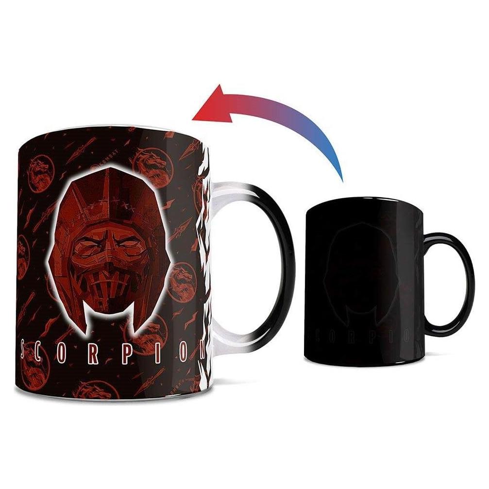 Taza Cerámica Morphing Mugs 11 oz Scorpion Mortal Kombat