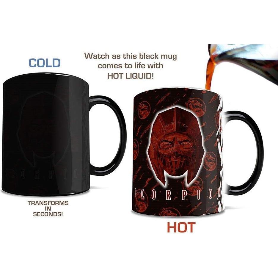 Taza Cerámica Morphing Mugs 11 oz Scorpion Mortal Kombat