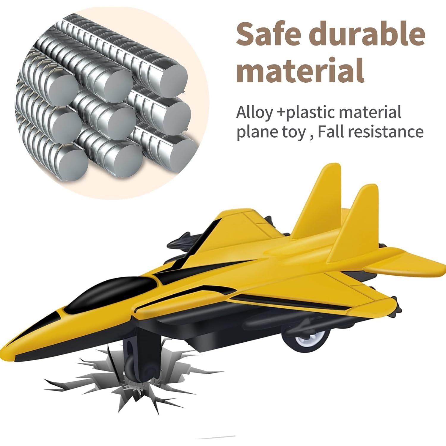 Paquete de 8 Juguetes de Avión de Metal Tcvents para Niños